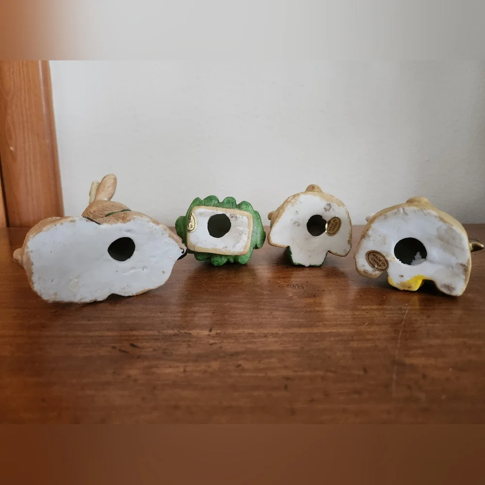 Christmas Figurine Set with Reindeer and Bears